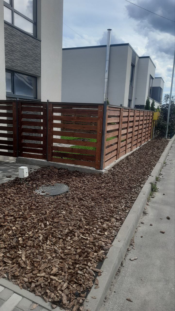 Встановлення паркану — результат роботи