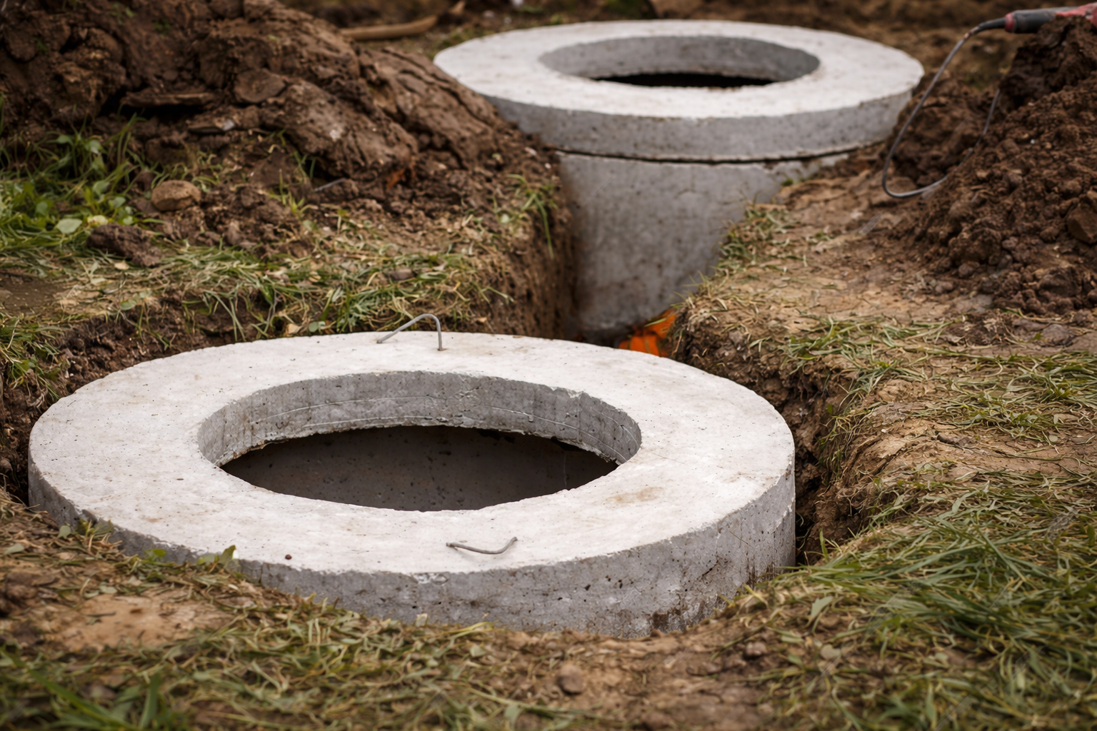 Монтаж септиків та зовнішньої каналізації